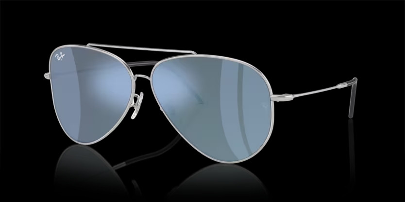 Ray ban aviator espejo azul deals