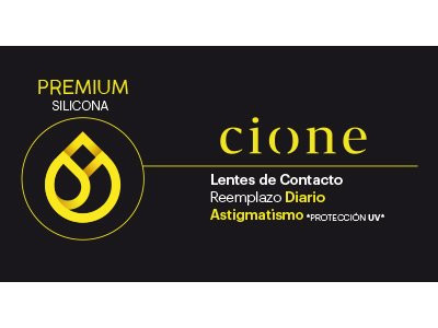 CIONE PREMIUM SILICONA TORICA DIARIA 30 LENTILLAS