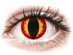 LENTILLAS COLORES 'FANTASY  COLORS DRAGON EYES' (CAJA 2 LENTILLAS) TRIMESTRAL