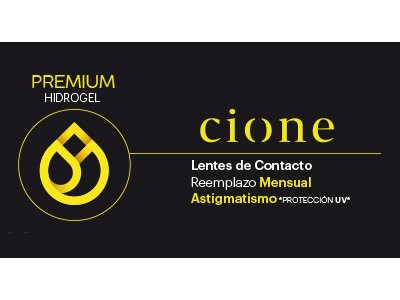 CIONE PREMIUM HIDROGEL TORICA 6 LENTILLAS