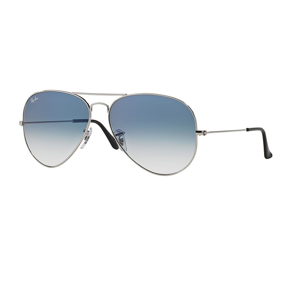  RAY-BAN AVIATOR LARGE 3025 PLATA 003/3F Azul claro Degradada