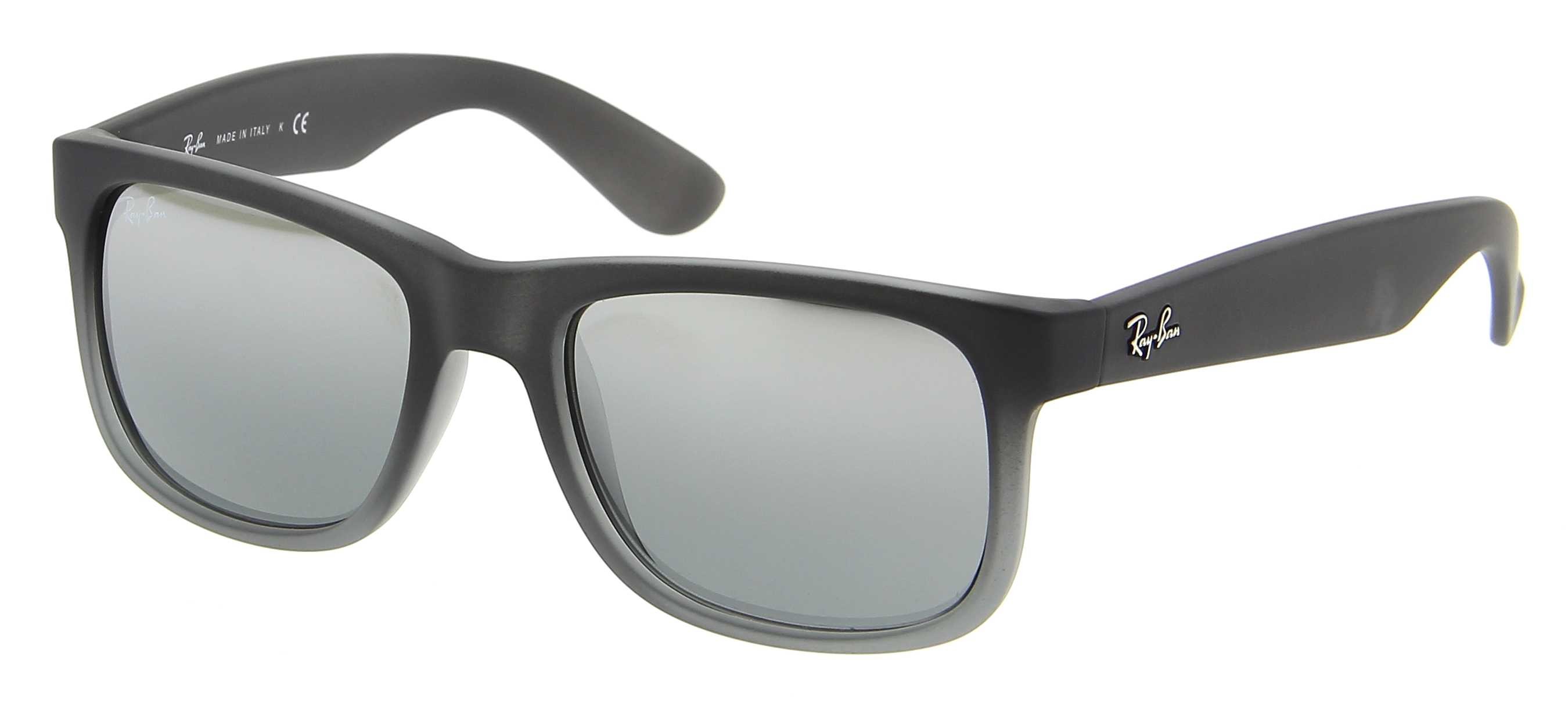 RAY BAN 4165 JUSTIN CLASSIC GRIS PLATA DEGRADADA ESPEJADA