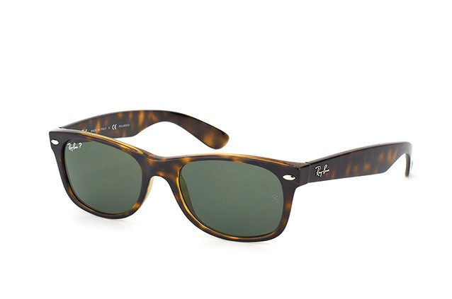 RAY-BAN 2132 NEW WAYFARER CLASSIC HABANA Verde Clásica G-15 POLARIZADA