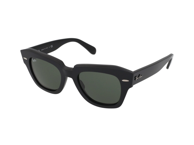 RAY BAN 2186 STATE STREET 901/31 NEGRO LENTE VERDE