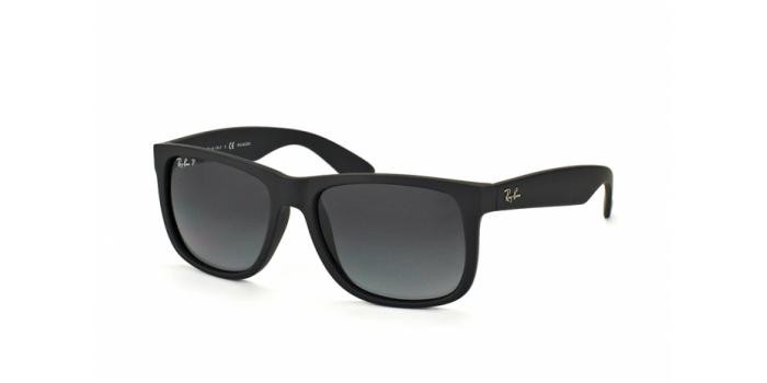 RAY BAN 4165 JUSTIN CLASSIC NEGRA GRIS DEGRADADA POLARIZADA