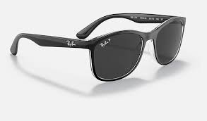 RAY BAN 4374 NEGRA 6039/48 LENTE GRIS POLARIZADA