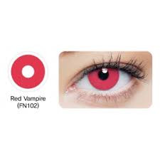 LENTILLAS COLORES 'FANTASY  COLORS RED DEVIL'  (CAJA 2 LENTILLAS) TRIMESTRAL