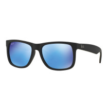 RAY BAN 4165 JUSTIN CLASSIC 622/55 NEGRA LENTE AZUL ESPEJO