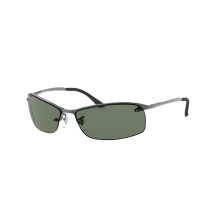  RAY BAN 3183 GRIS ACERO 004/71 63 LENTE VERDE