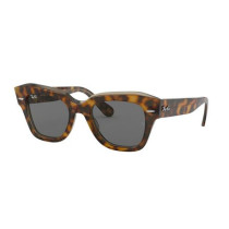 RAY BAN 2186 STATE STREET 1292/B1 MARRON CAREY LENTE GRIS