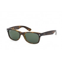 RAY-BAN 2132 NEW WAYFARER CLASSIC HABANA Verde Clásica G-15 POLARIZADA