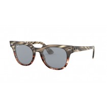 RAY-BAN 2168 METEOR STRIPED HAVANA Striped Grey Gradient Brown; Gris Azul Washed