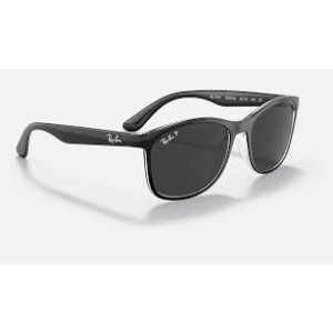 RAY BAN 4374 NEGRA 6039/48 LENTE GRIS POLARIZADA