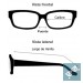 Tabla de medidas de gafas